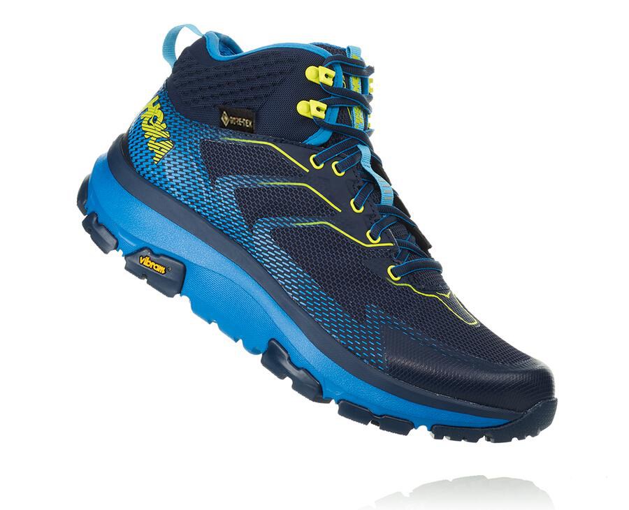 Hoka One One Toa Gore-Tex Vandringsskor Herr - Marinblå - QVIXP-3612